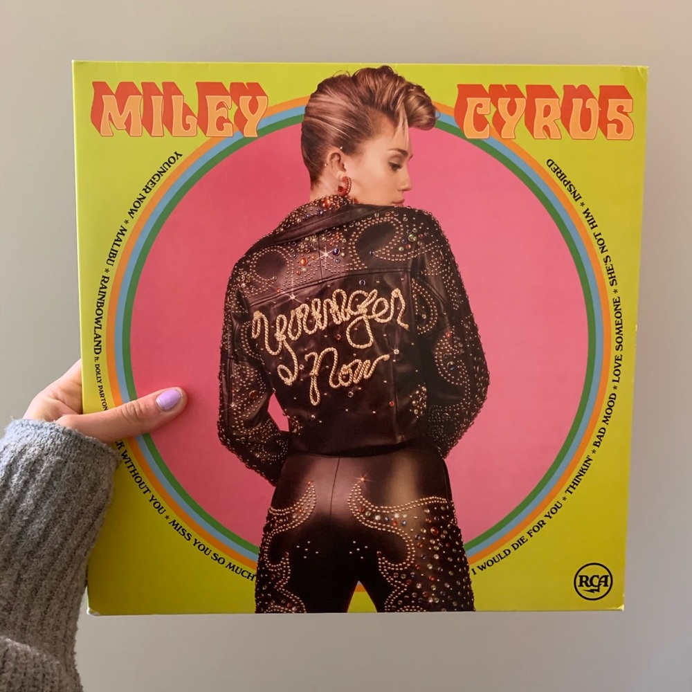 Miley Cyrus Younger Now vinyl record